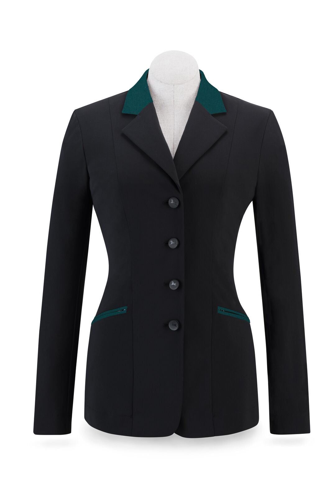 r. j. classics victory show coat black hunter green